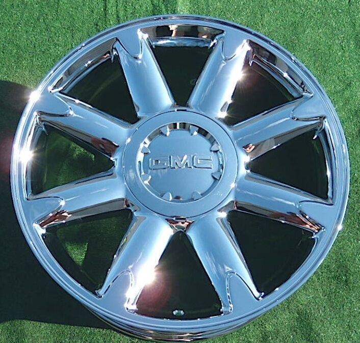 GMC Yukon Sierra DENALI Wheel Chrome 20 inch OEM Factory GM Spec 9595662 5304