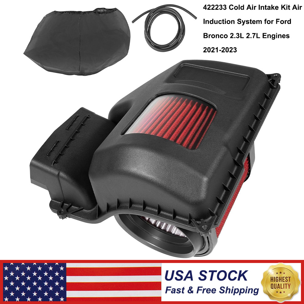 for 2021-24 Ford Bronco Roush 422233 Engine Cold Air Intake Induction System Kit