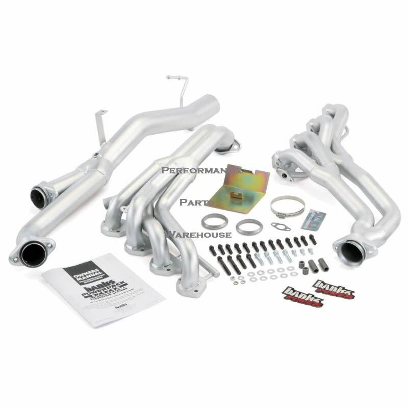 BANKS EXHAUST HEADERS 89-92 FORD F250 F350 7.5L 460 - MANUAL, NON-AIR INJECTED