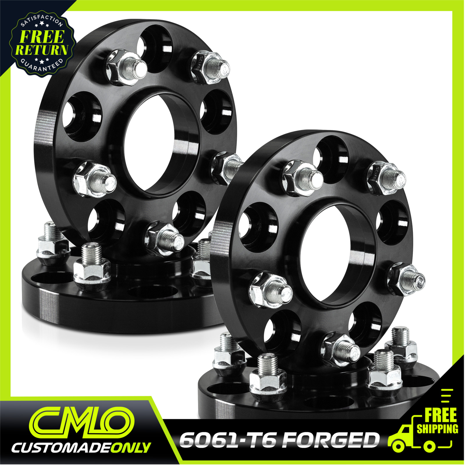 4pc 20mm Black Hubcentric Wheel Spacers 5x100 Fits tC Celica Camry Corolla Prius
