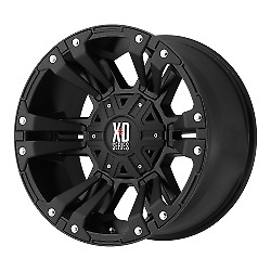 XD 18x9 Wheel Matte Black XD822 MONSTER II 8x6.5 +18mm Aluminum Rim
