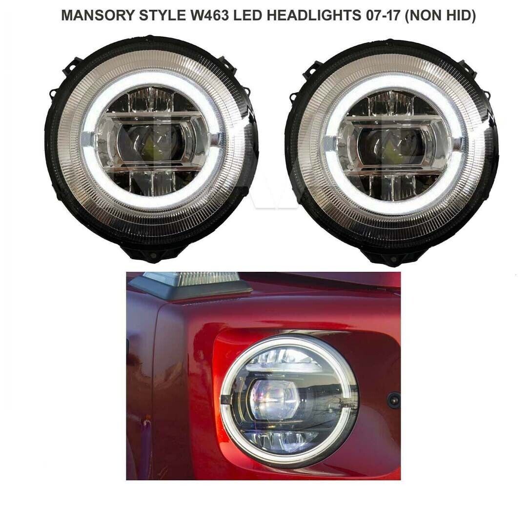 G63 Led Headlights G550 G55 G500 2007-2018 Hid G-Wagon 2019+ Style 2020 Look