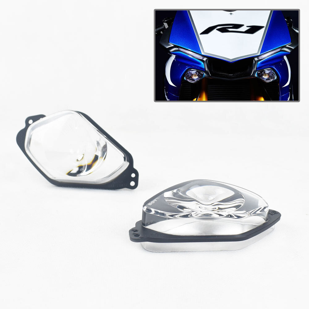 Headlight Front Lamp Lens for Yamaha MT10 2017-21 YZF R1 R1M 15-19 YZF R6 17-20