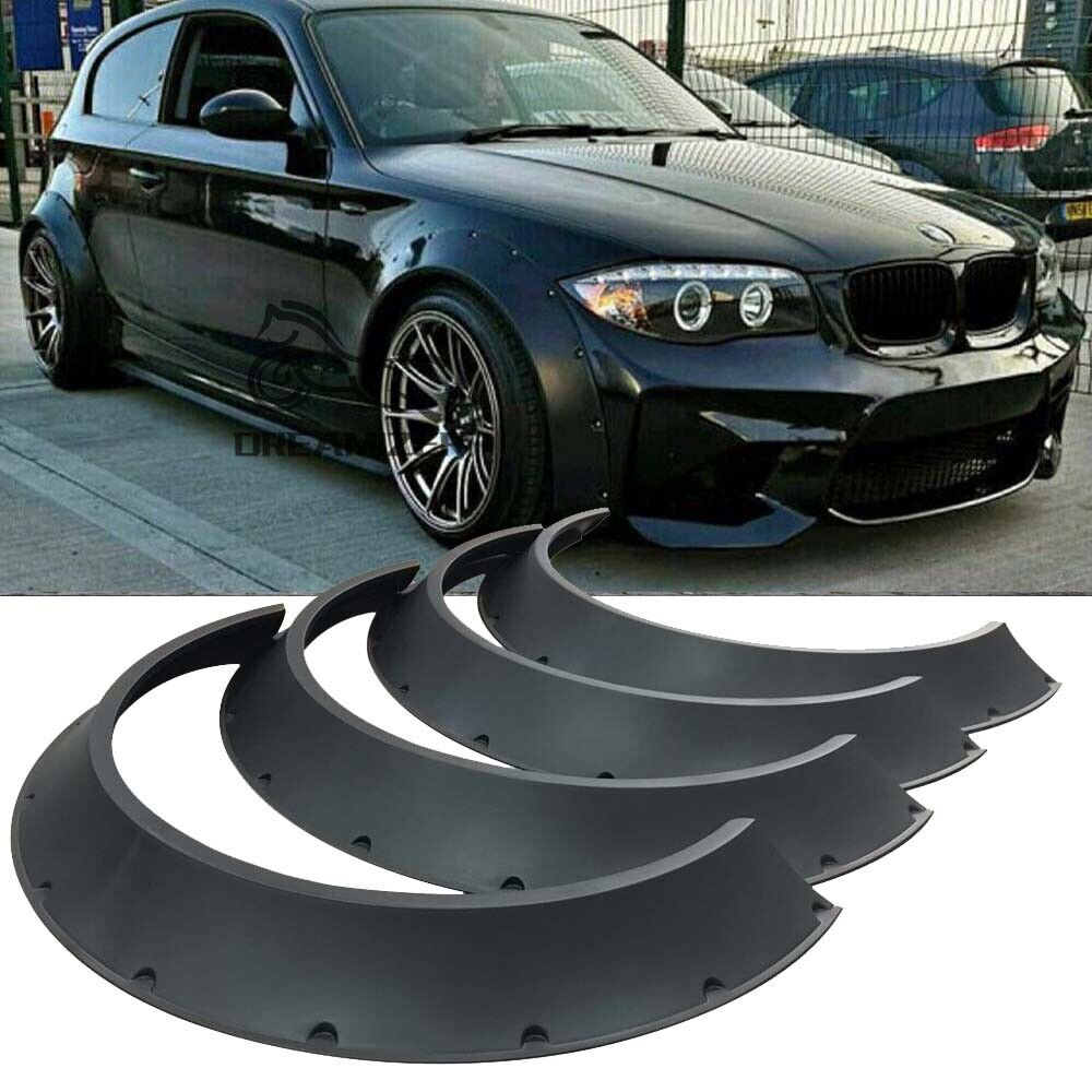 For 1 Series M Coupe Car Extra Wide Body Wheel Fender Flares Wheel Arches Kits