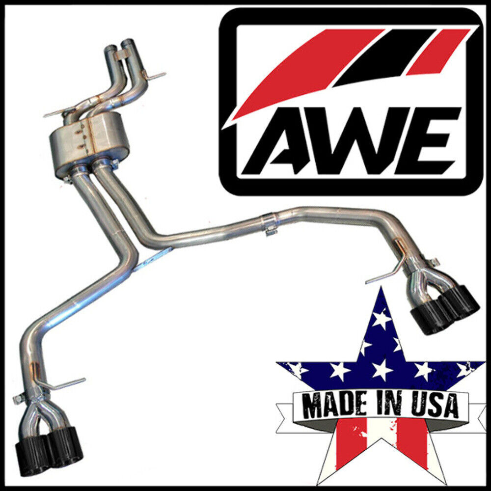 AWE Track Edition Cat-Back Exhaust System fits 2008-2012 Audi S5 4.2L V8 AWD