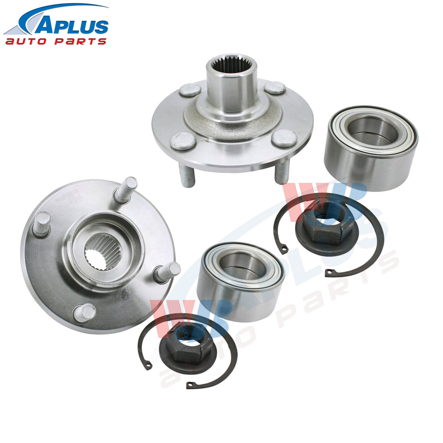 2x Front Wheel Hub Bearing Assembly For 95-00 Ford Contour Mercury Mystique FWD