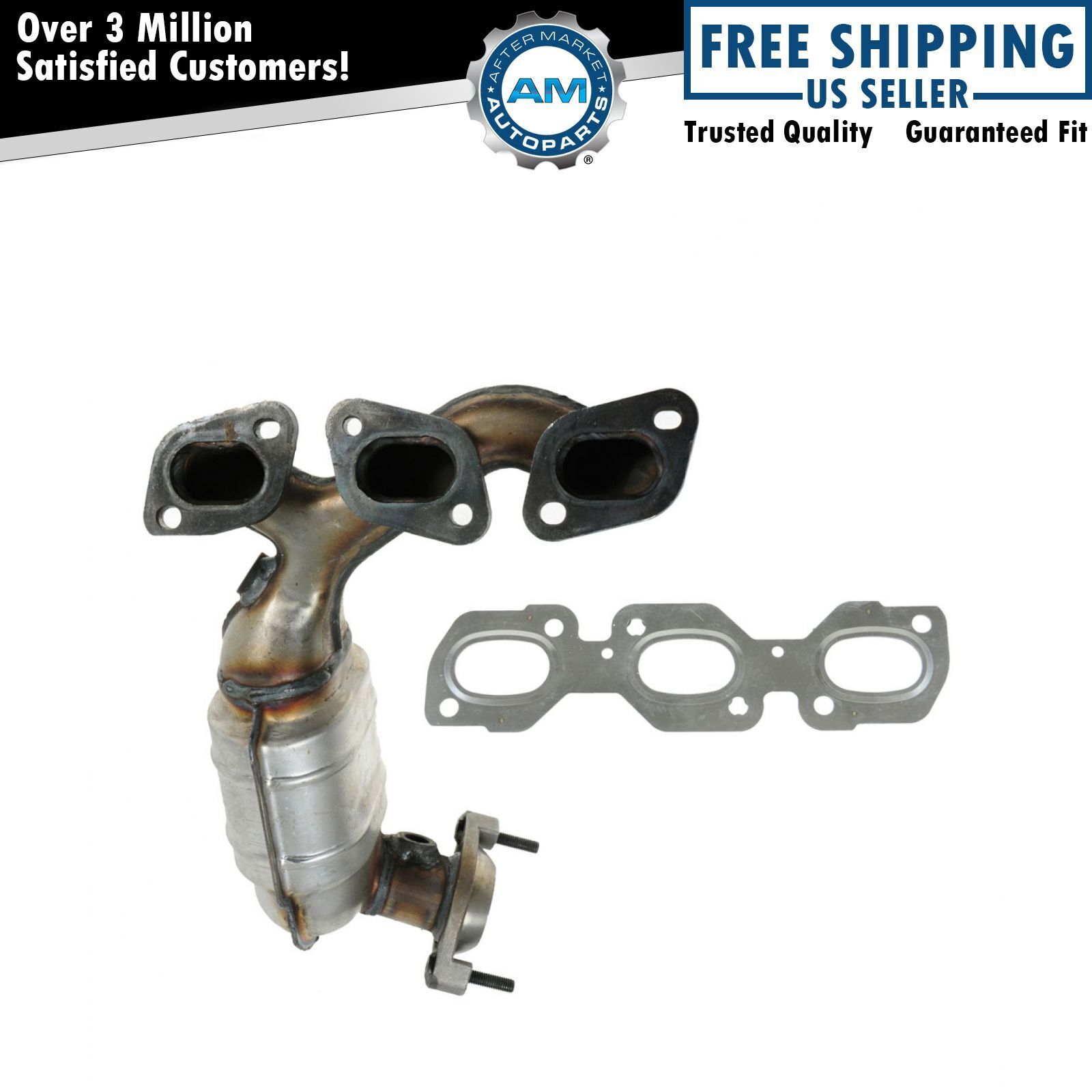 Front Exhaust Manifold Catalytic Converter for 07-08 Escape Mountaineer 3.0L