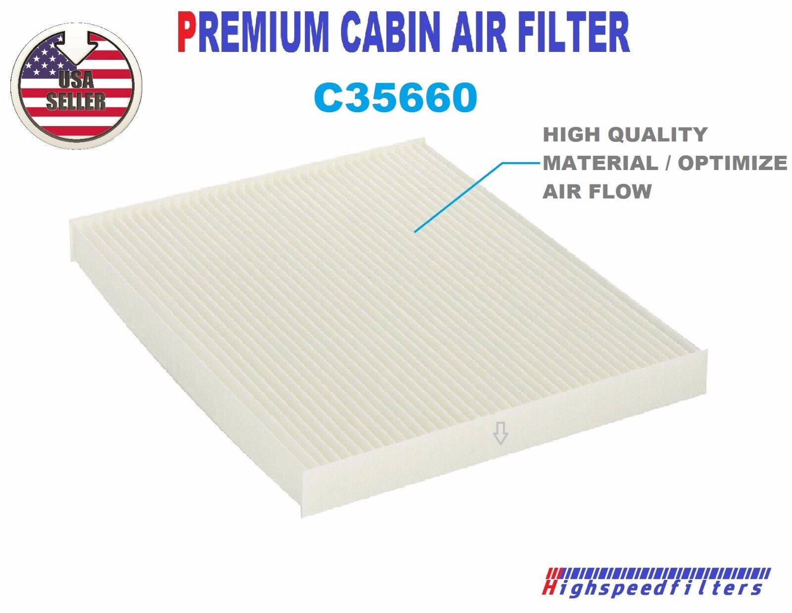 CABIN AIR FILTER for HYUNDAI Accent Elantra / KIA Forte CAF1846P 49377 C35660