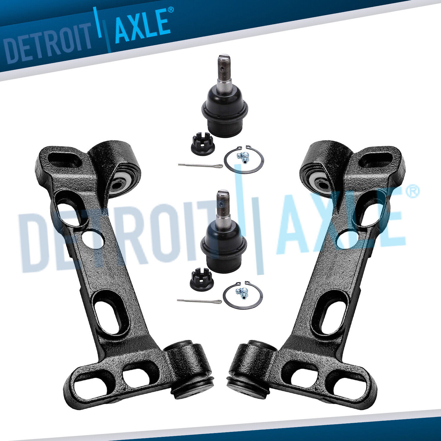 Front Lower Control Arm Brackets and Ball Joints for Chevy Trailblazer GMC Envoy