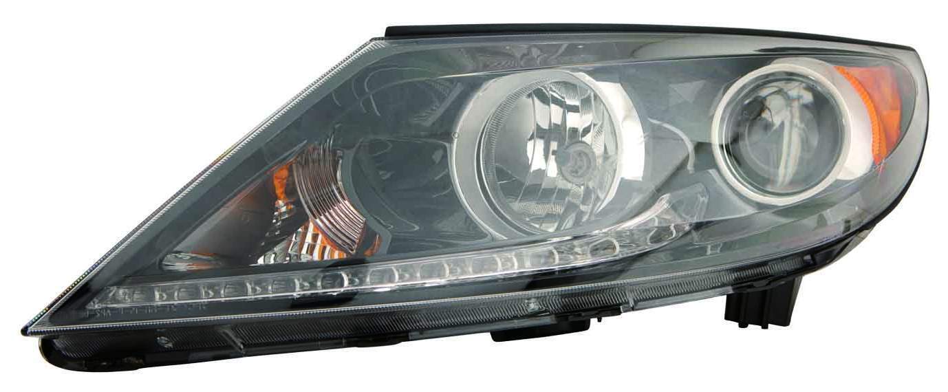 For 2011-2012 Kia Sportage Headlight LED Driver Side