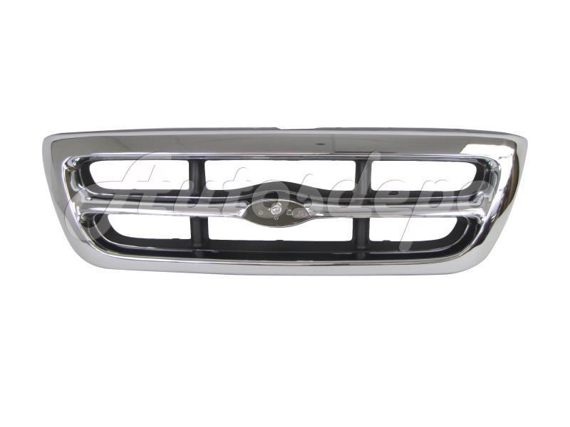 For 1998-2000 Ford Ranger 2Wd 4Wd Grille Chrome/Silver Gray New