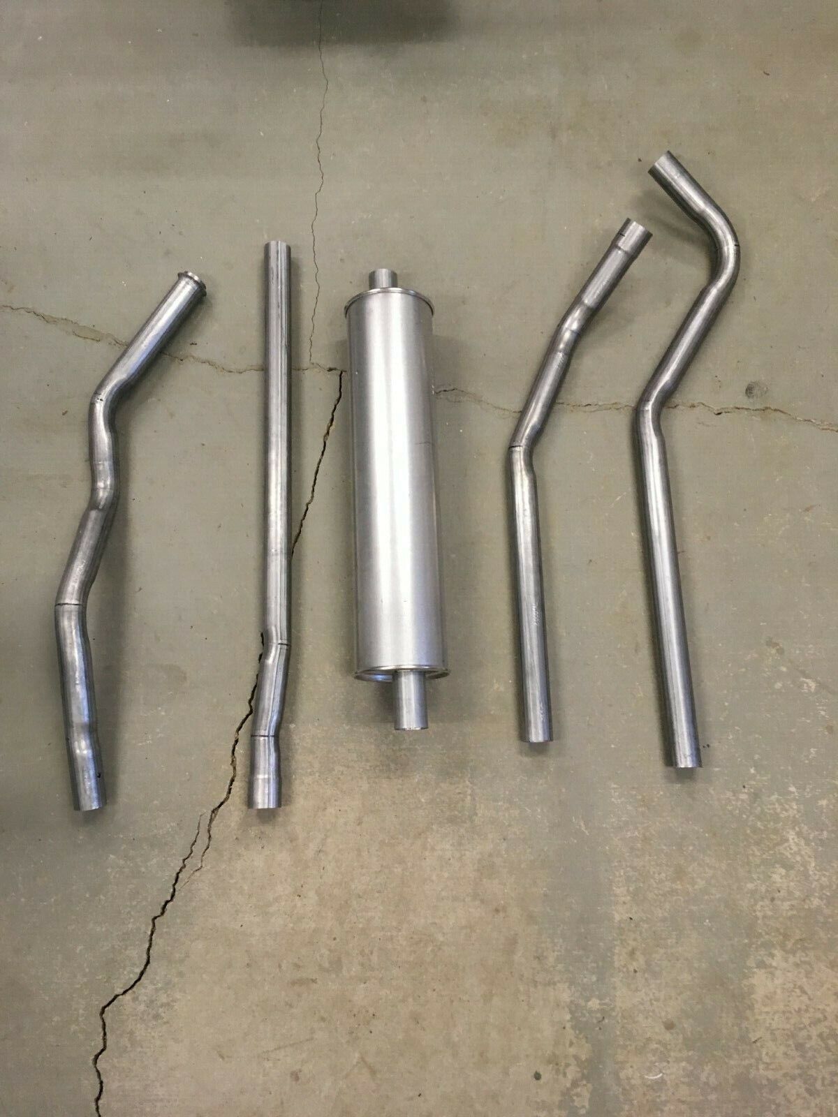 1967-1972 Ford F100 F250 Inline 6 Cylinder Complete Single Exhaust System 