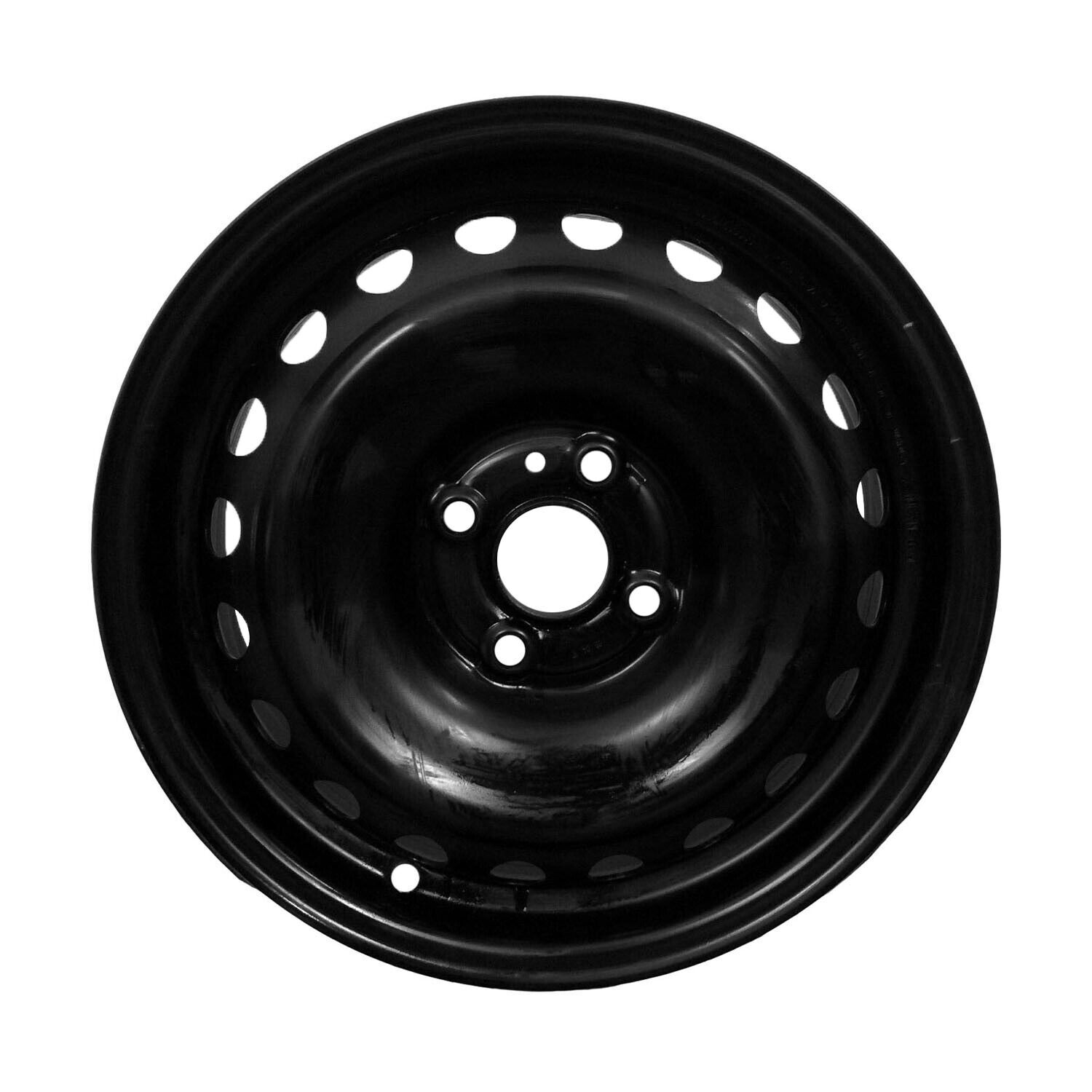 70923 Reconditioned OEM Black Steel Wheel 15x5.5 fits 2018-2020 Hyundai Accent