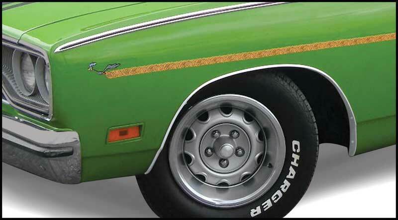 1968-70 Plymouth Belvedere, Road Runner & Satellite Wheel Opening Molding Set