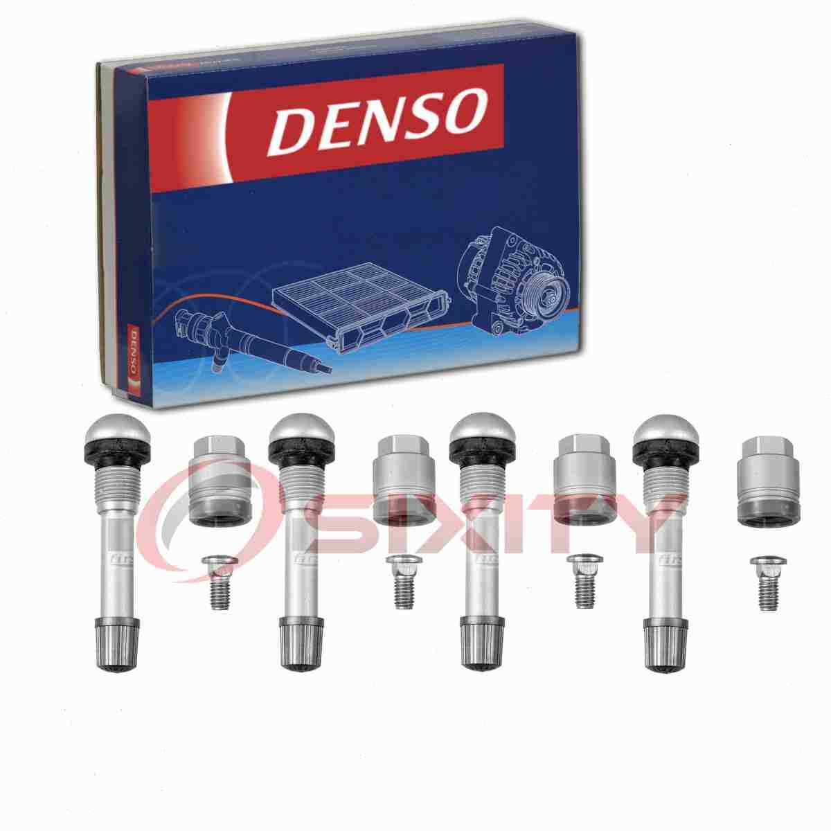 4 pc Denso TPMS Sensor Service Kits for 1999 BMW 323is Tire Pressure kf