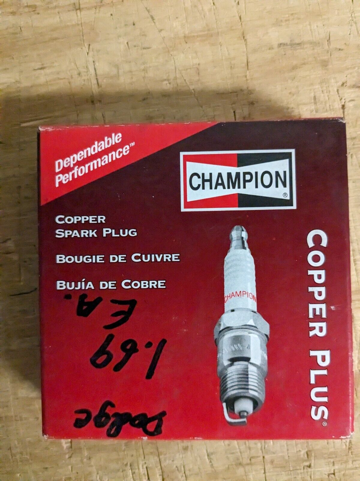 Champion Copper Plus Spark Plugs 436 RC12LC4 4pcs New Old Stock