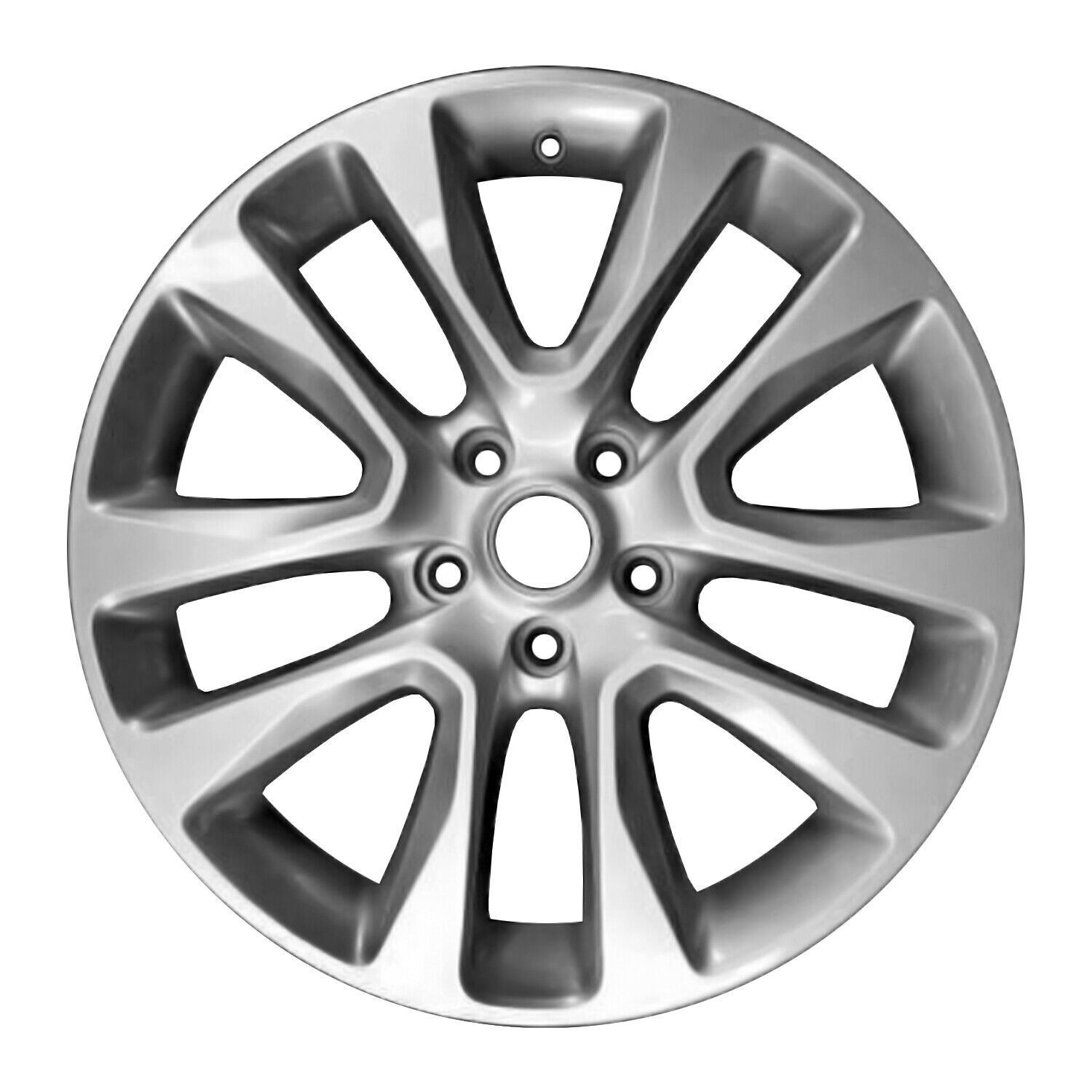 Reconditioned 20x8 Painted Light Silver Metallic Wheel fits 560-09168