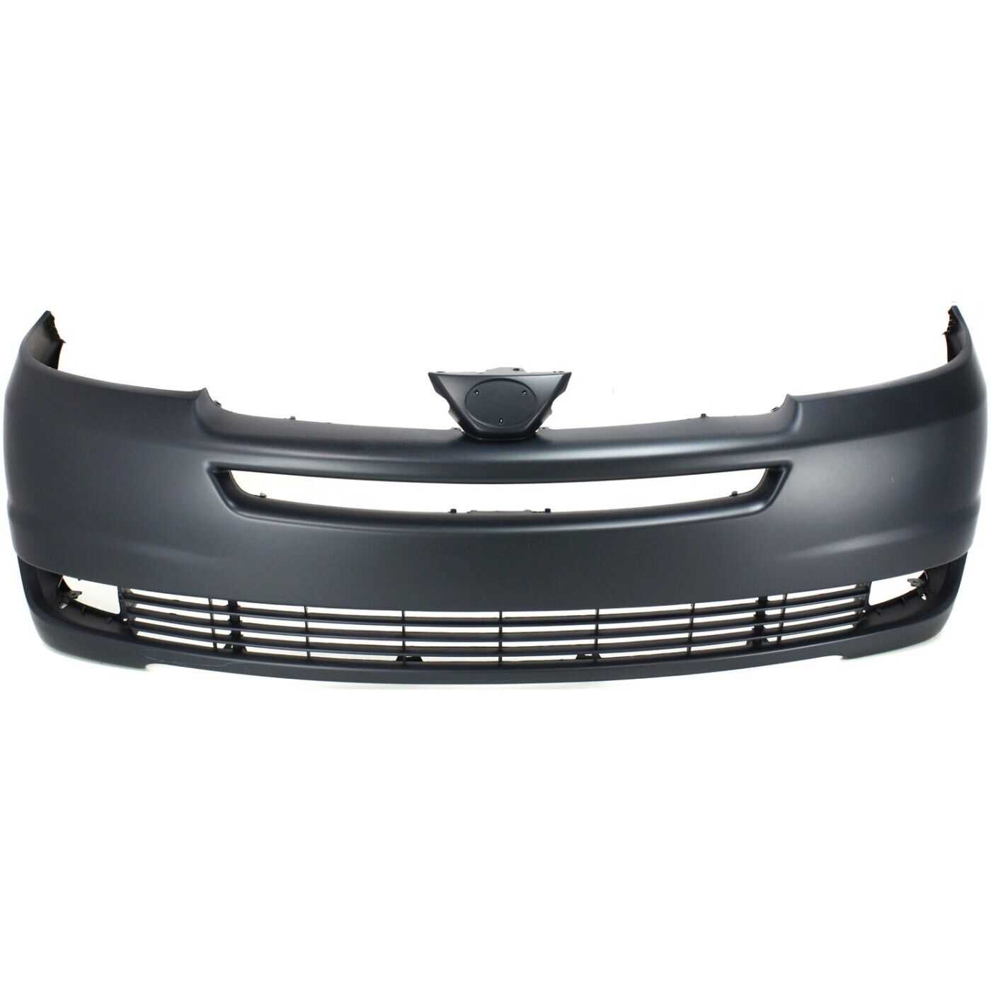 Front Bumper Cover For 2004-2005 Toyota Sienna w/ fog lamp holes Primed