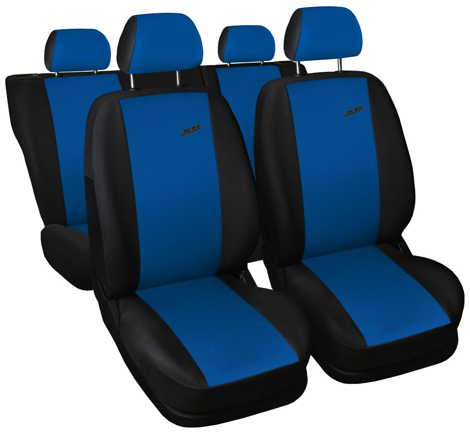 Car seat covers fit Seat Ibiza - XR black/blue full set sport style