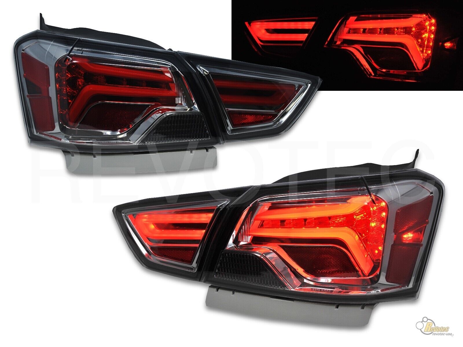 2014-2019 Chevy Impala Sedan Smoke LED Tail Lights RH + LH