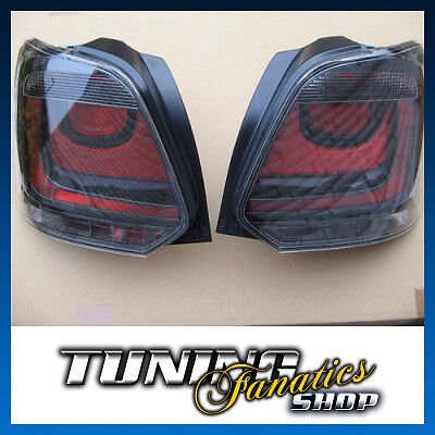 NEW Original OEM VW Polo 6R Black Lights Taillights SET - from VW Germany