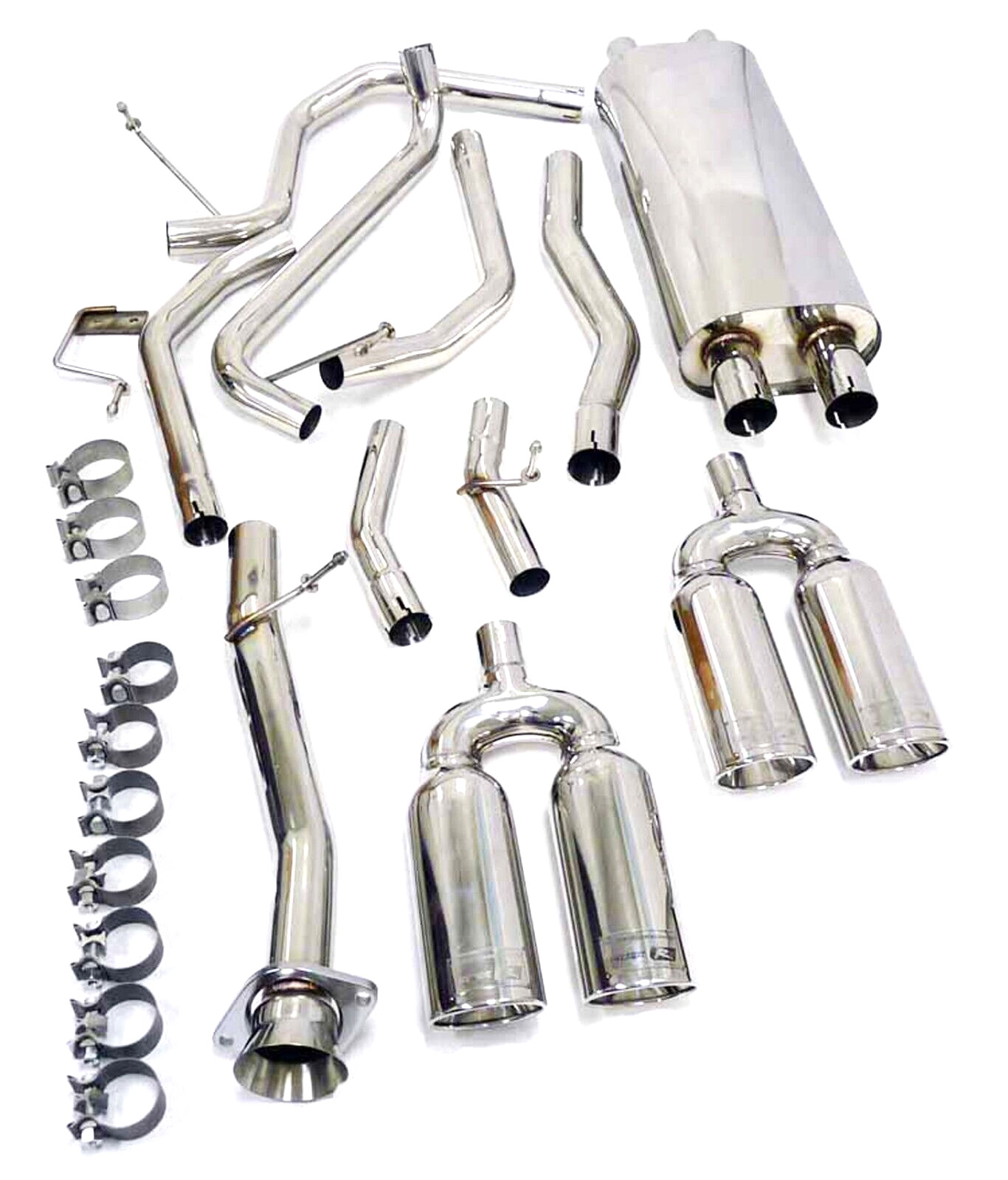 OBX Stainless Catback Exhaust Fits 03 to 06 Hummer H2 6.0L SUV/SUT 