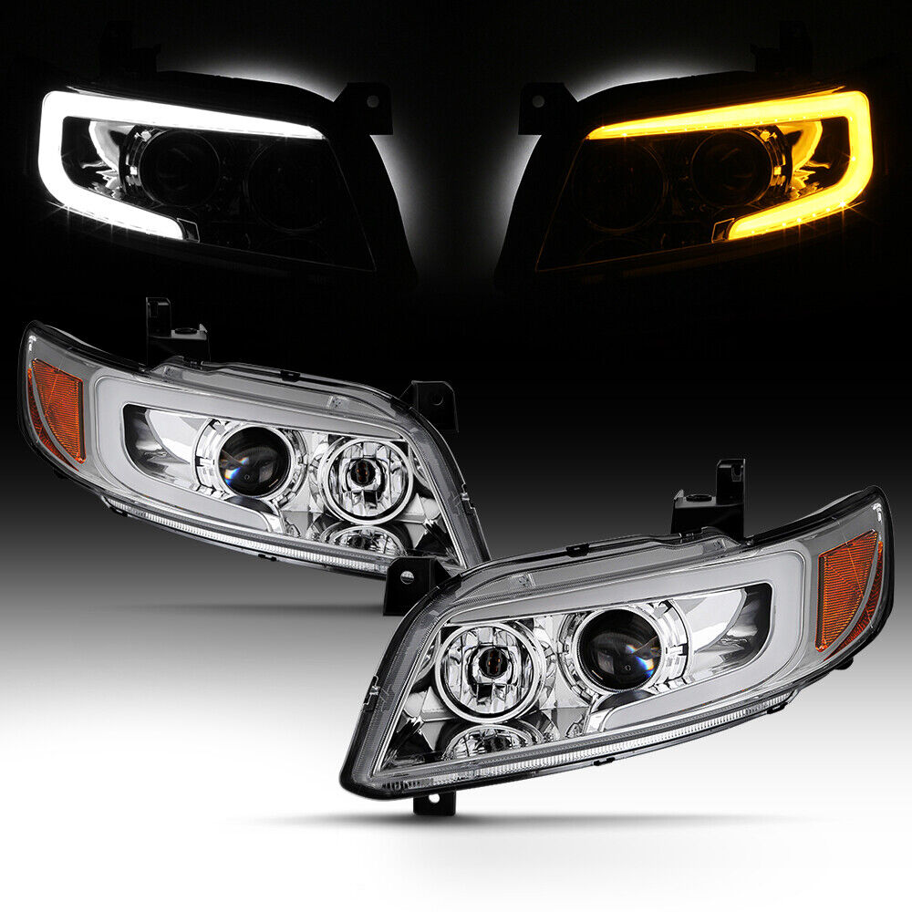 For 03-08 Infiniti FX35 FX45 S50 LED DRL Switchback Signal Projector Headlight