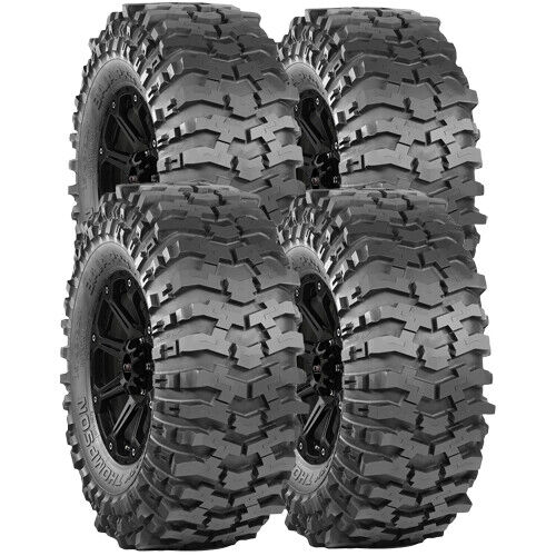 (QTY 4) 35x13.50-17 Mickey Thompson Baja Pro XS  Load Range C Black Wall Tires