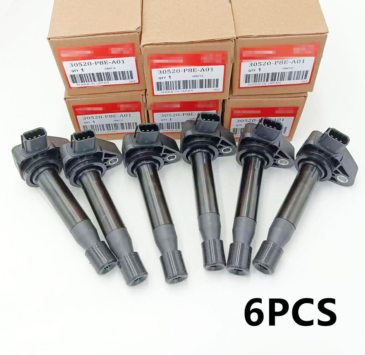 6Pcs Ignition Coils For Accord Odyssey Acura OEM  CL TL 3.0L 30520-P8E-A01 UF400