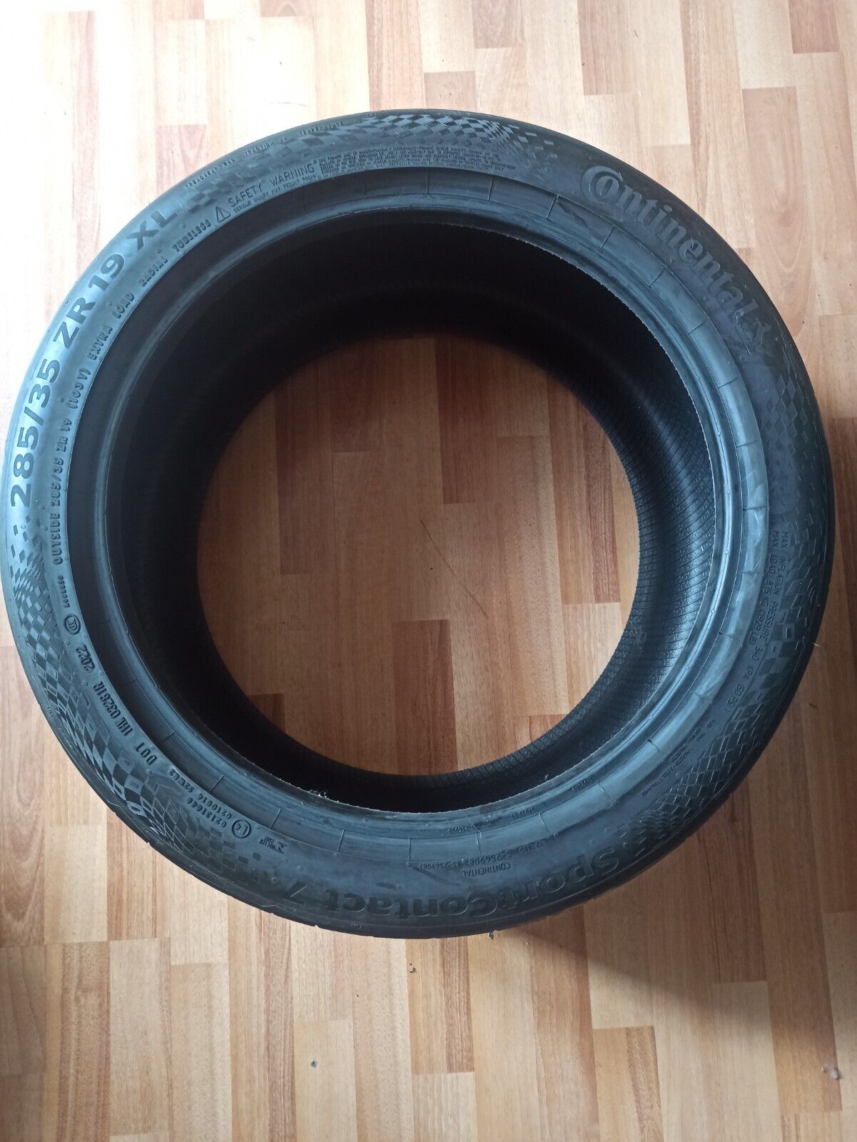 1 x 285/35 R19 103Y Continental SportContact 7 Tyre, 2853519 - FERRARI F430 size
