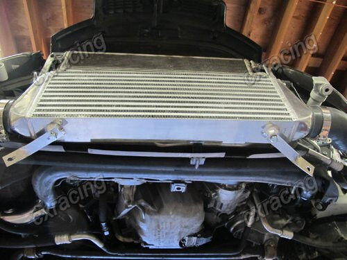 CXRacing Intercooler Kit +Cold Intake Pipe +HeatShield For 02-05 Audi A4 B6 1.8T