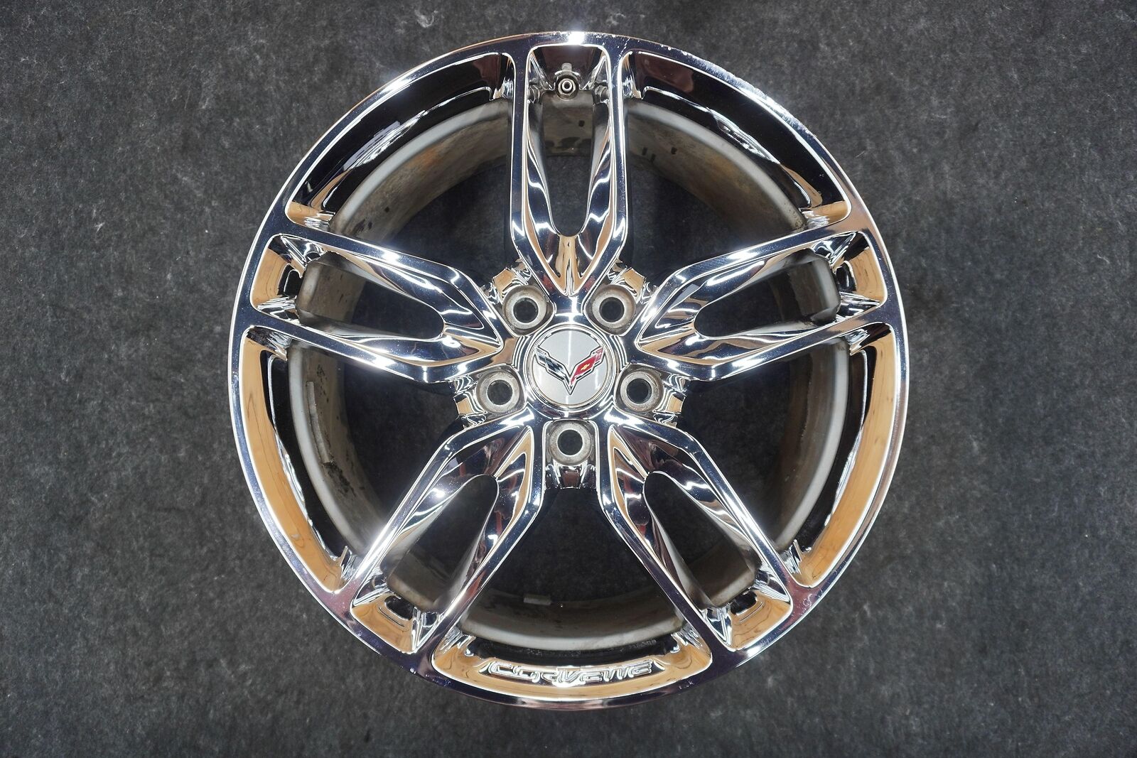 Front 19x8.5 5 120mm Lug Wheel Chrome 986479 Chevrolet Corvette C7 2014-19 *Note