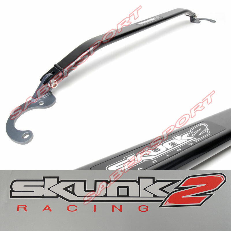 Skunk2 Black Front Strut Bar for 1988-2000 Civic CRX Del Sol / 1990-2001 Integra