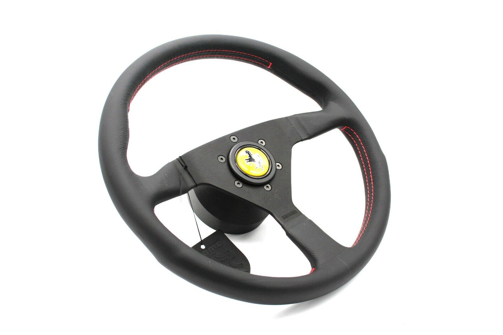 MOMO Montecarlo Leather Steering Wheel 350mm With Hub Kit for Ferrari Testarossa