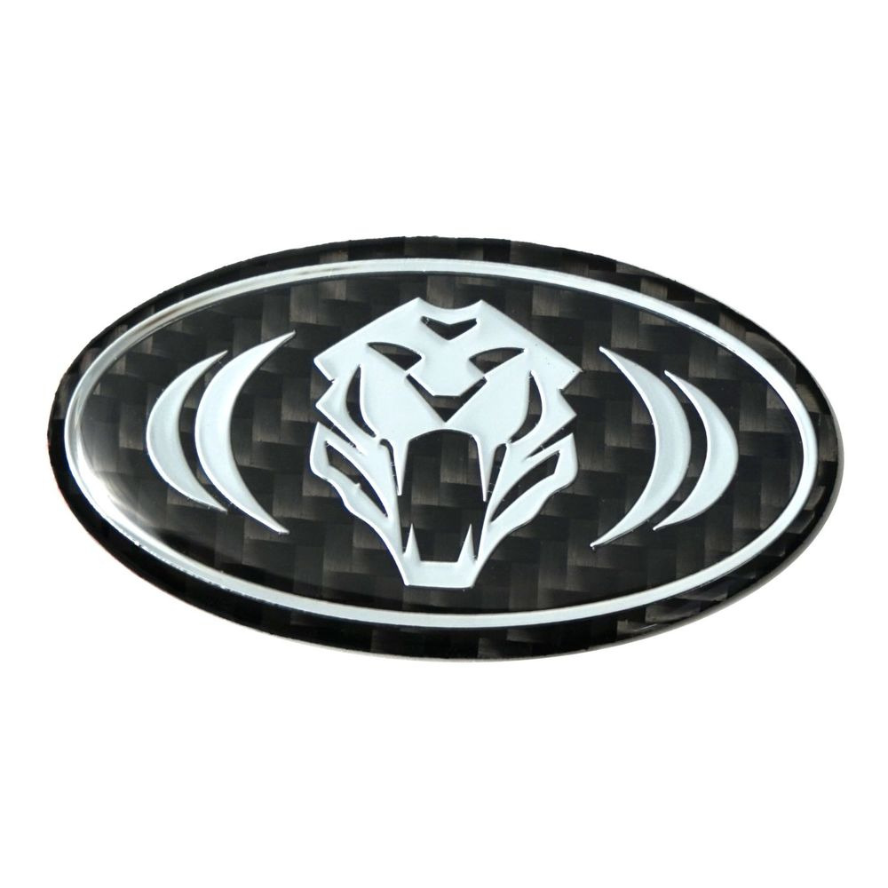 Chrome Carbon Fiber​ Car Tiger Steering Wheel Emblem Badge Sticker for K5
