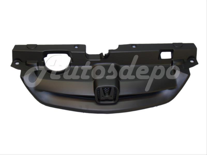 For 2001-2003 Honda Civic Coupe Grille Primed Black W/Grille Support Panel