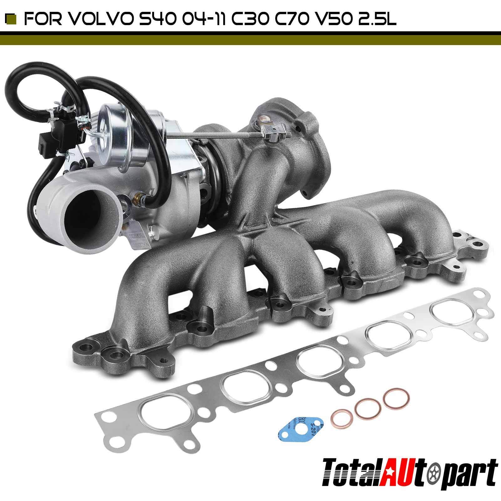 New Turbo Turbocharger w/ Exhaust Manifold for Volvo C30 2008-2013 C70 2006-2013