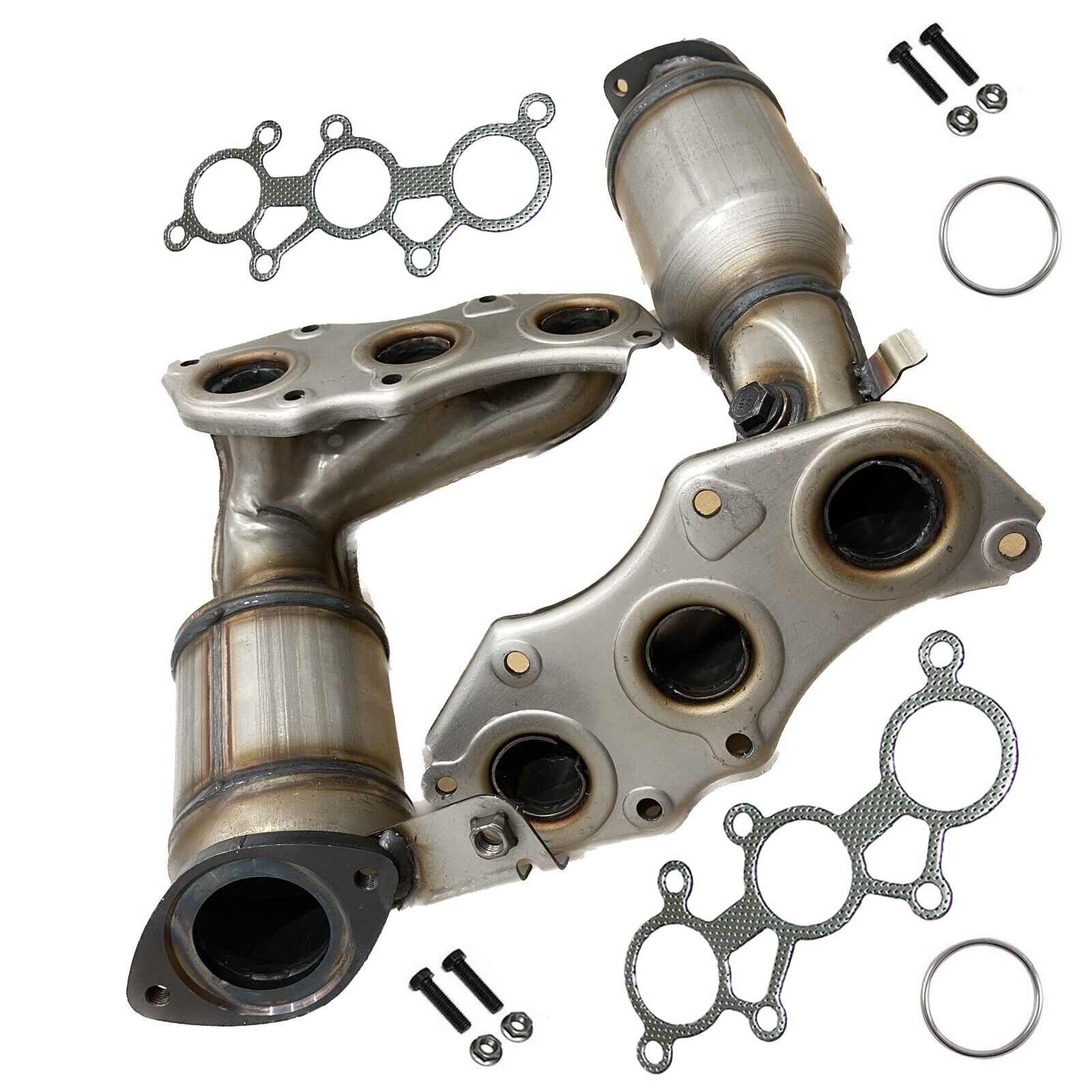Manifold Catalytic Converter Set  for 2007 to 2009 Lexus RX350 3.5L 2 pcs AWD