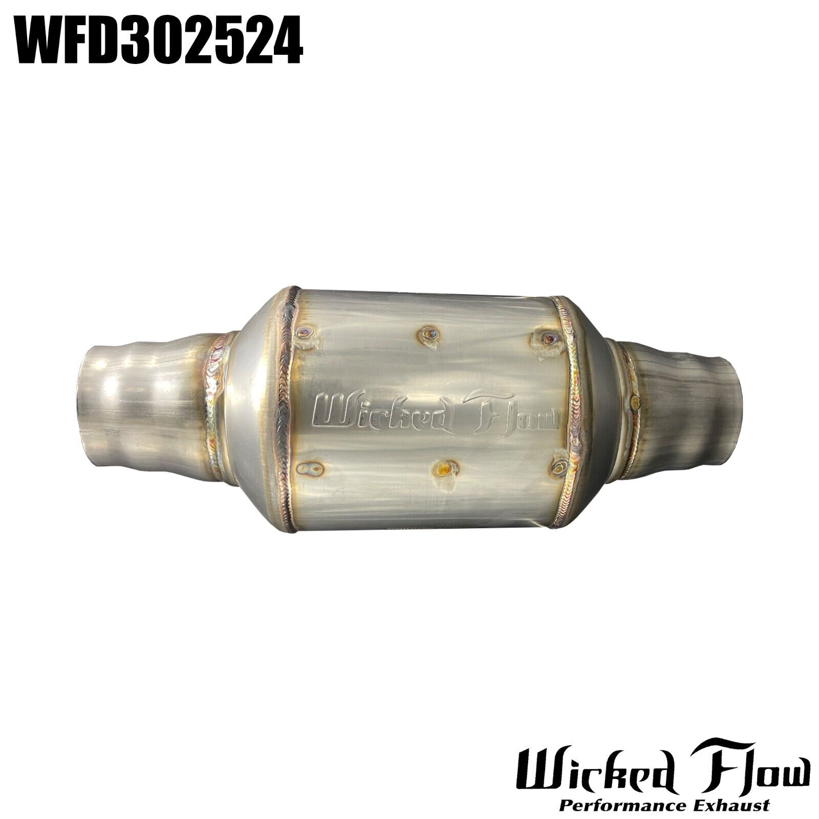 WFD302524 - WickedFlow Demon Muffler Step-Inlet/Outlet - REVERSIBLE