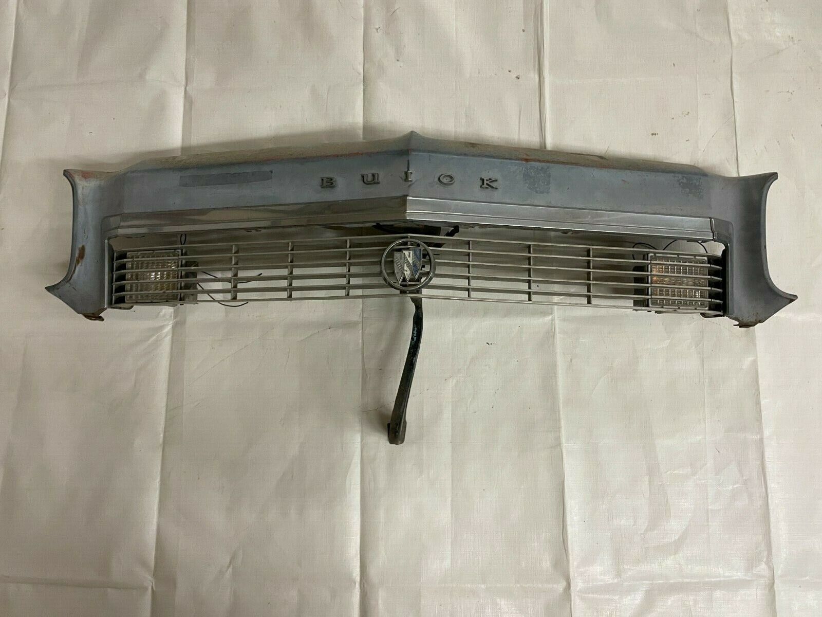 1973 1974 Buick Apollo Grill Header Panel Parking Lights Hood Latch Release 