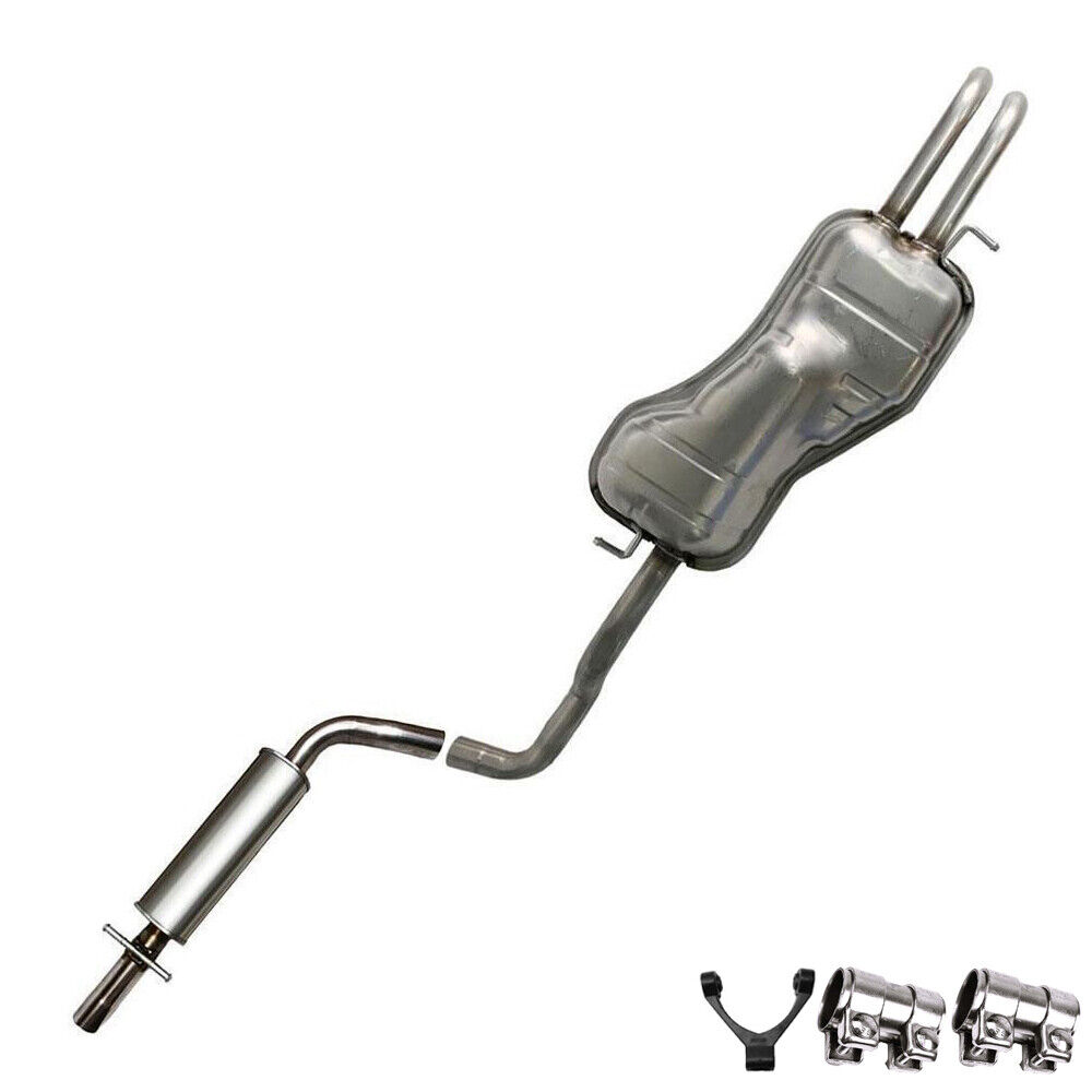 Exhaust Resonator Muffler with Hanger compatible with VW 98-2010 Beetle Golf