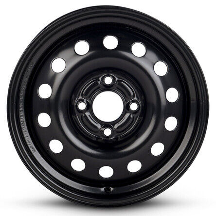 New Wheel For 2011-2019 Ford Fiesta 15 Inch Black Steel Rim