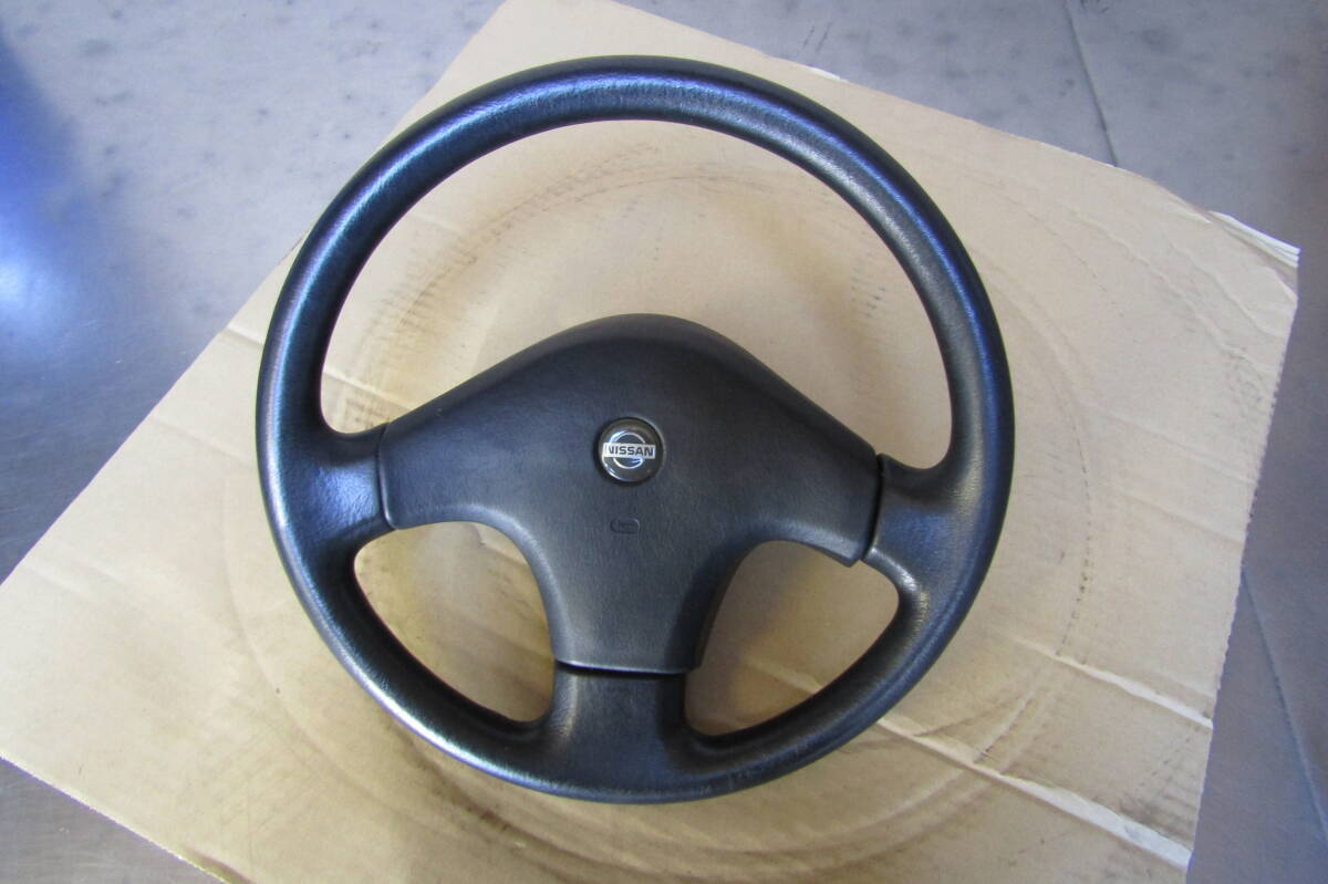 Nissan PS13 Silvia RPS13 180SX Genuine Steering Wheel Leather Used JDM