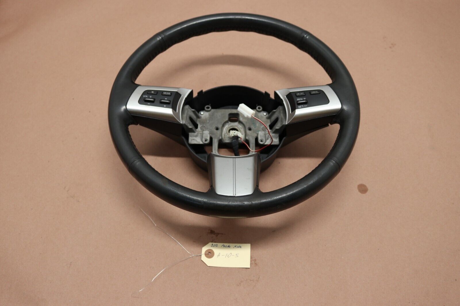 2006-2015 Mazda Miata MX-5 NC Steering Wheel w/ Cruise Volume Buttons NICE OEM