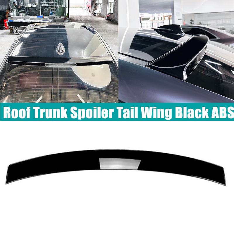 Black For BMW 4Series F32 428i 435i 440i 14-20 Roof Trunk Spoiler Tail Wing ABS