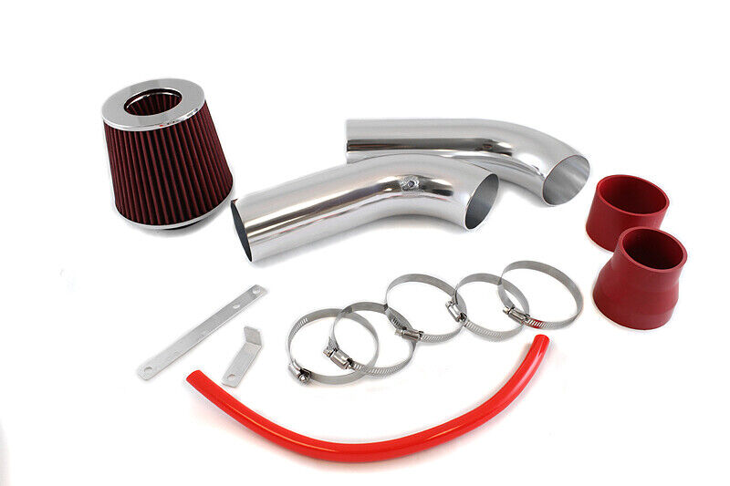 Red Short Ram Air Intake Kit For 02-08 Dodge Ram 1500 3.7L V6 1500/2500/3500