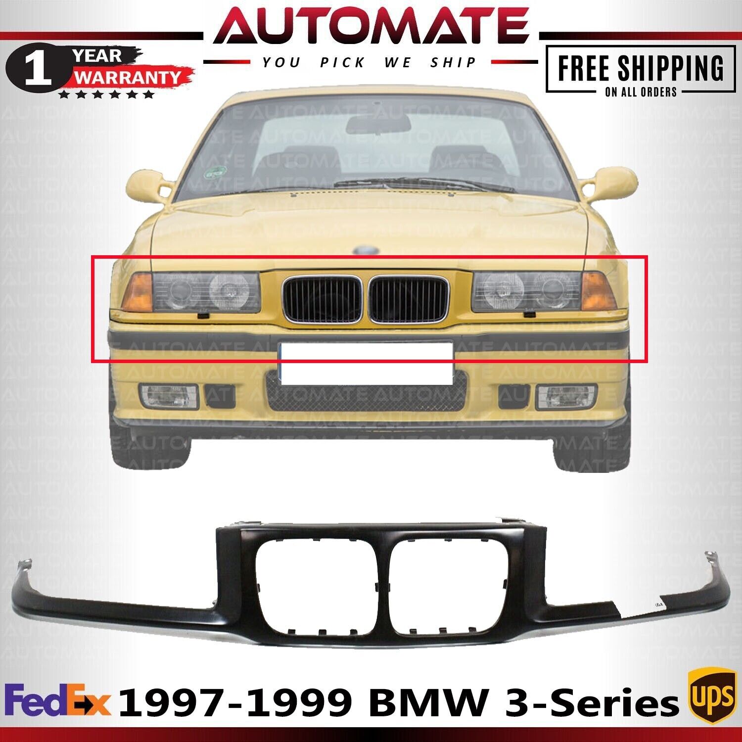 Front Header Headlight Grille Mounting Nose Panel For 1997-1999 BMW 3-Series