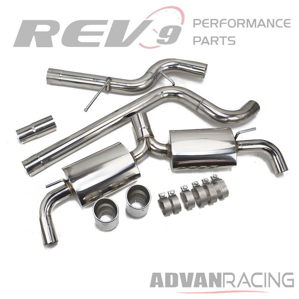 Cat-Back High Flow Exhaust for GTI MK7.5 18-20 2.0T Stainless Steel Rev9
