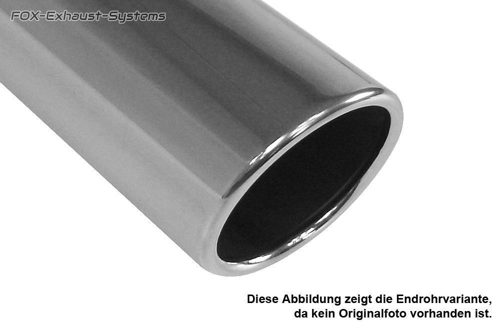 Sport Exhaust System BMW 3er F30 F31 316i Soda & Touring 1x80mm Rolled Edge