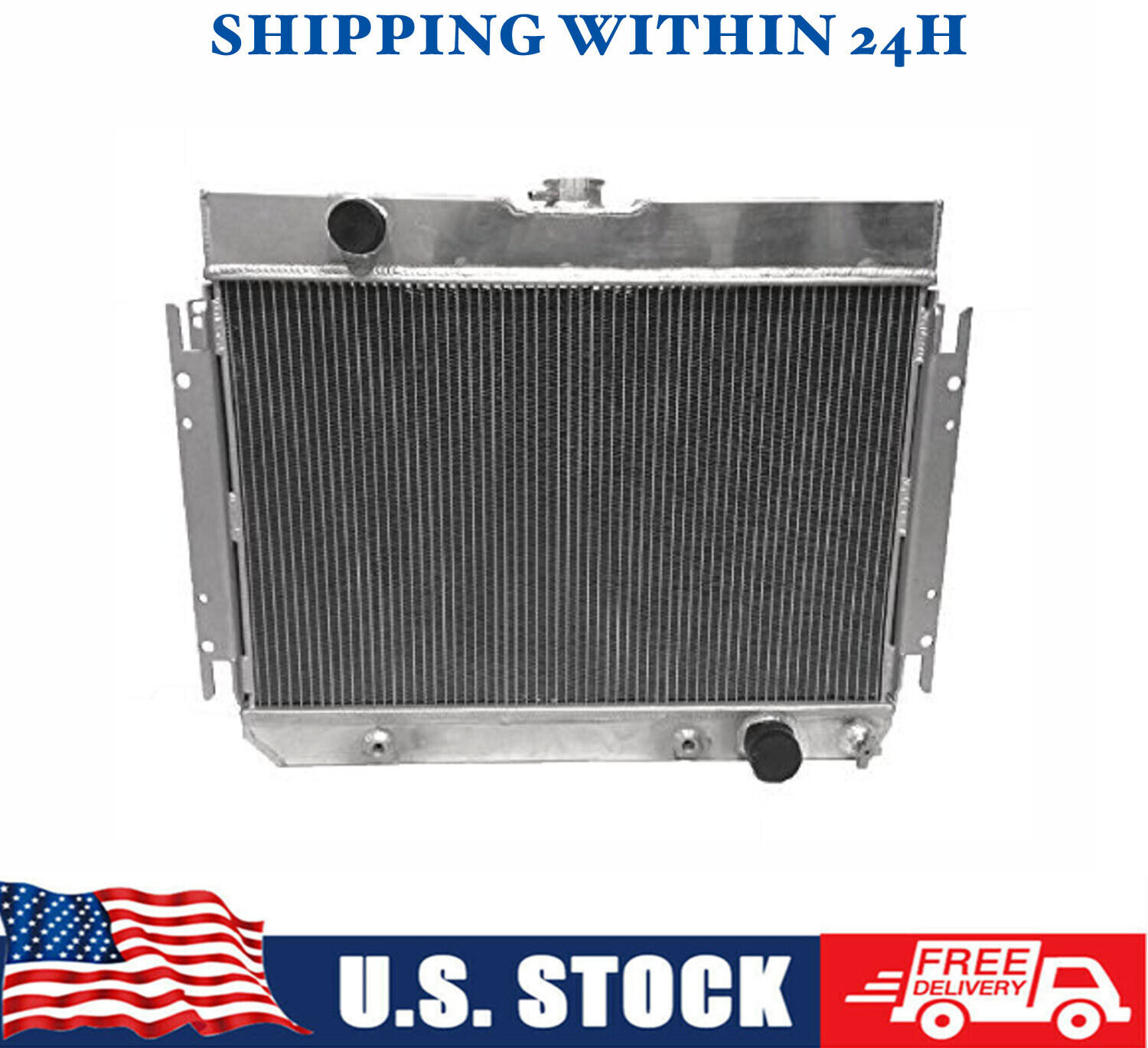 3ROW Radiator For Chevrolet Bel Air /Biscayne/Caprice /Chevelle/Impala 1963-1968